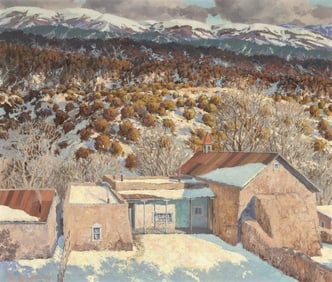 Carl Von Hassler, Sunset in the Foothills, 1940