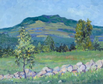 Raymond Jonson, Mountains with Snow - Santa Fe, 1914