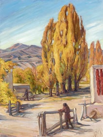 Joseph Adam Imhof, Untitled (Ristras and Poplars)