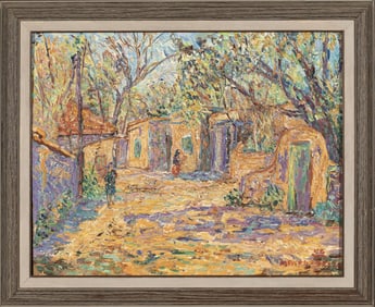 Alfred Gwynne Morang, Untitled (Adobe Street Scene), 1949