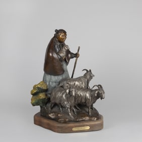 Martha Pettigrew, Crossing the Arroyo, 1997