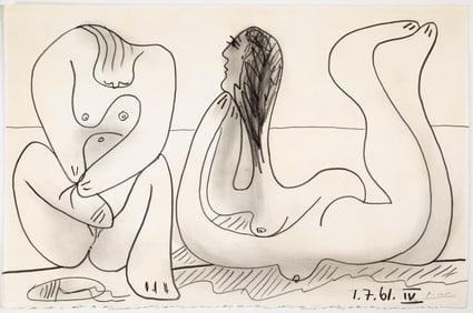 Pablo Picasso, Les déjeuners IV (d'après Manet), 1961