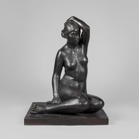 Felipe Castañeda, Seated Nude, 1984