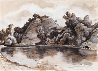 Thomas Hart Benton, Buffalo River, 1965