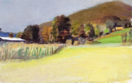 Wolf Kahn, Below Round Mountain, 1965