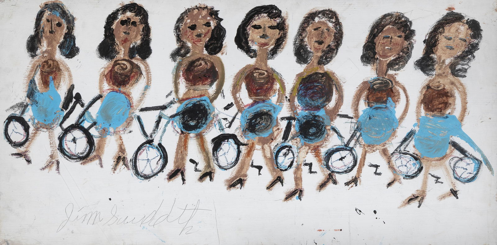 Jimmy Lee Sudduth, Fat Bottom Bicycle Girls (1 of 2)