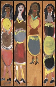 Jimmy Lee Sudduth, Four Favorite Women (Polyptych)