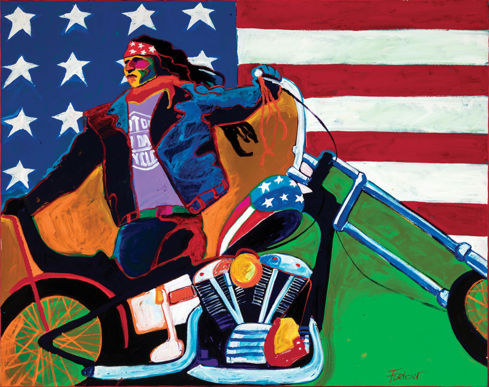 Malcolm Furlow, American Biker (1 of 3)