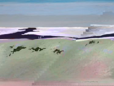 Fritz Scholder, Taos Canyon Gorge in Winter