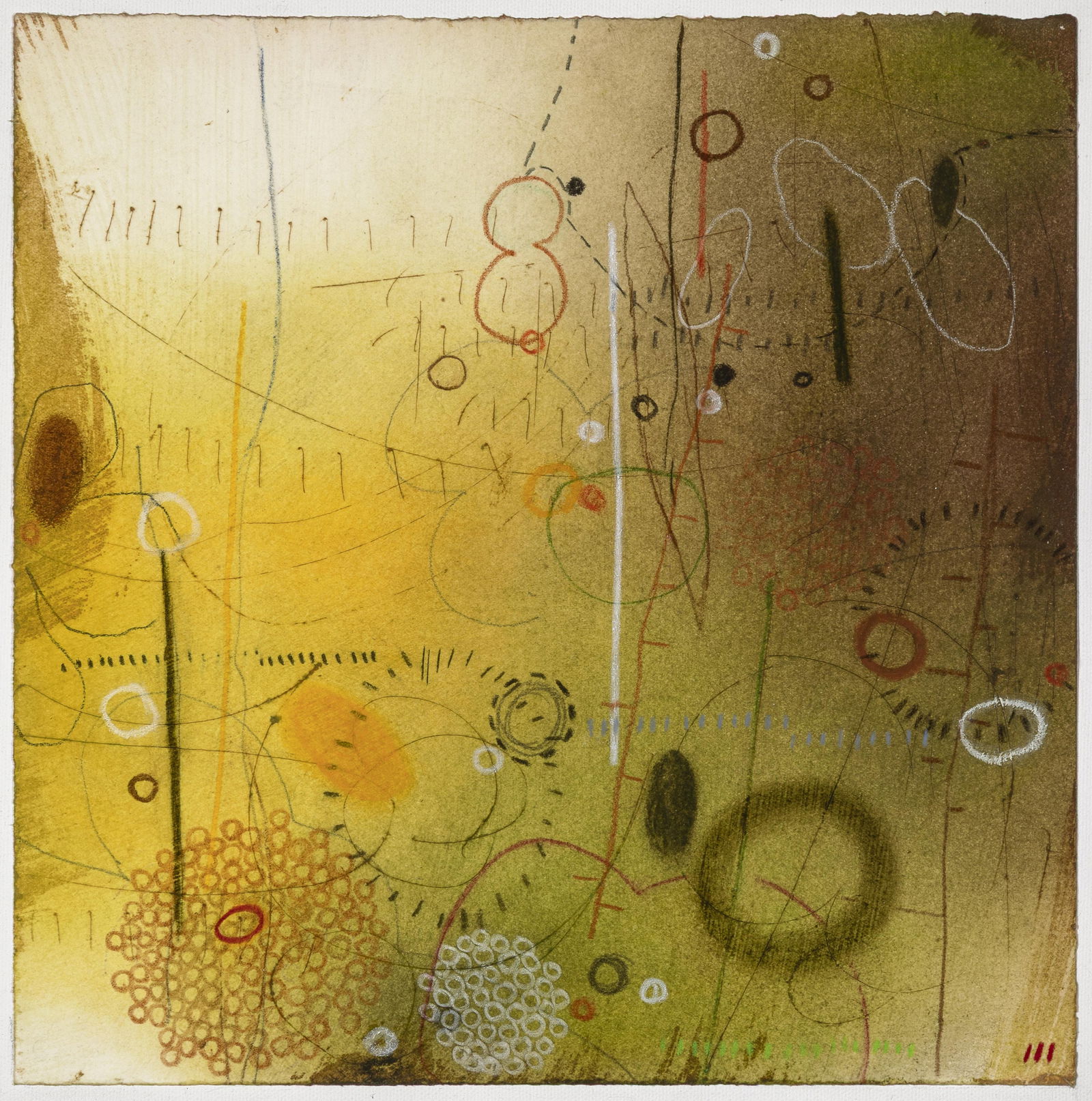 Emmi Whitehorse, Untitled (Yellow), 2017 (1 of 3)