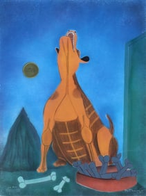 Rufino Tamayo, Dog Barking at the Moon, ca. 1942
