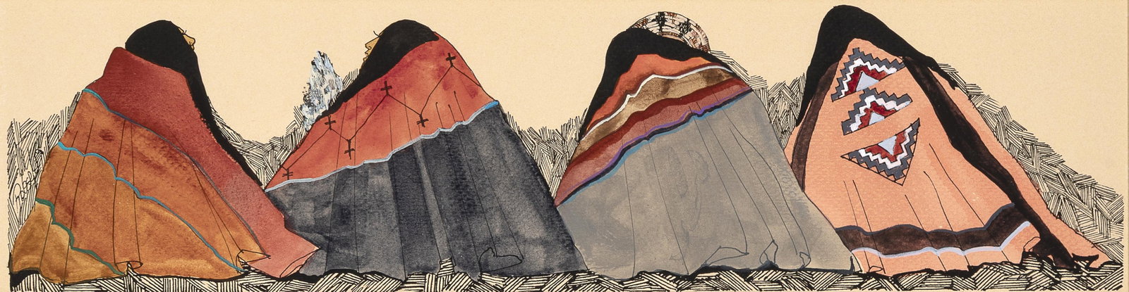 Dolona Roberts, Blanket Series #1458 (1 of 3)