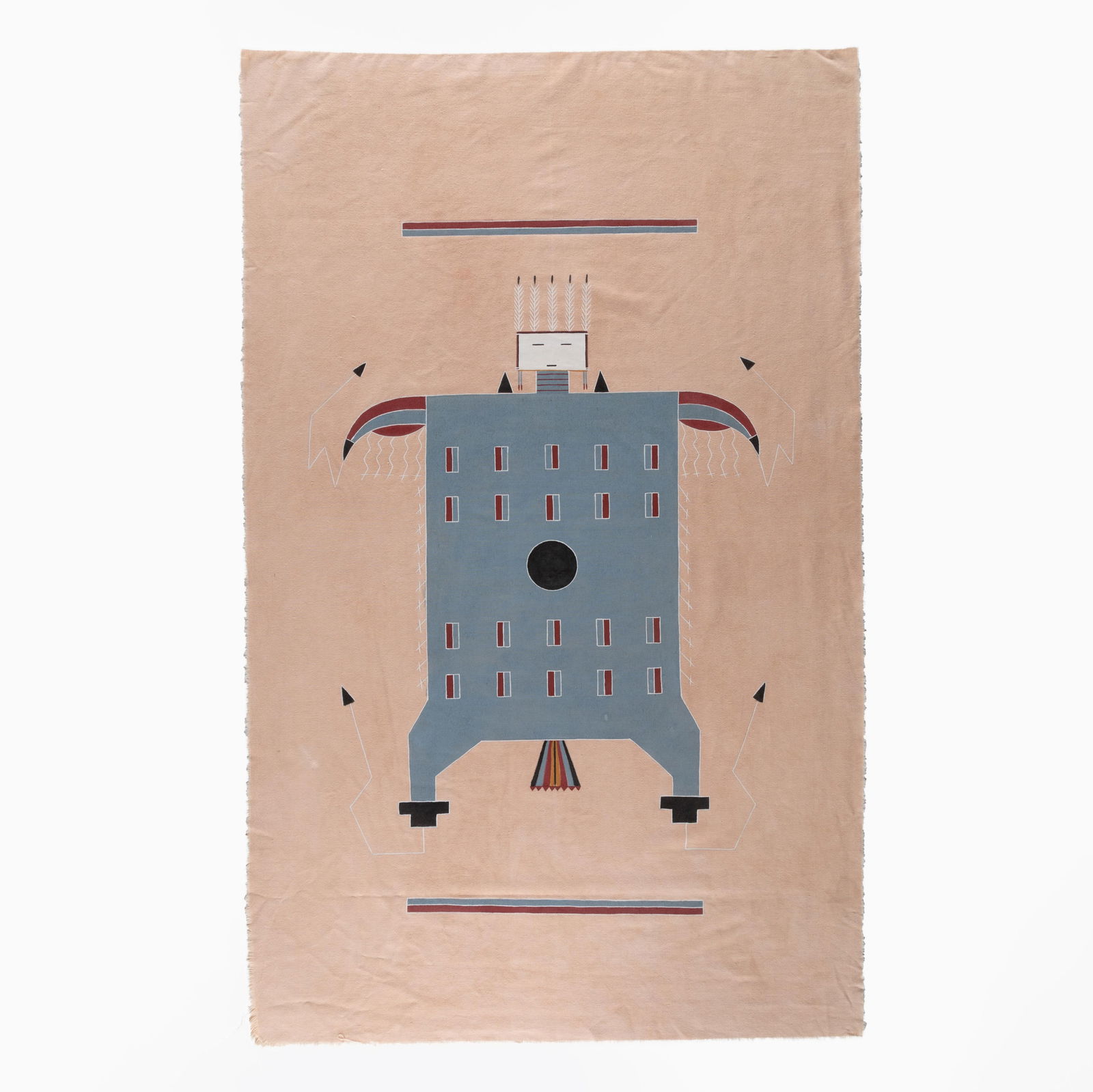 Diné (Navajo), Memory Aid with Storm/Rain-Cloud Yei (1 of 1)