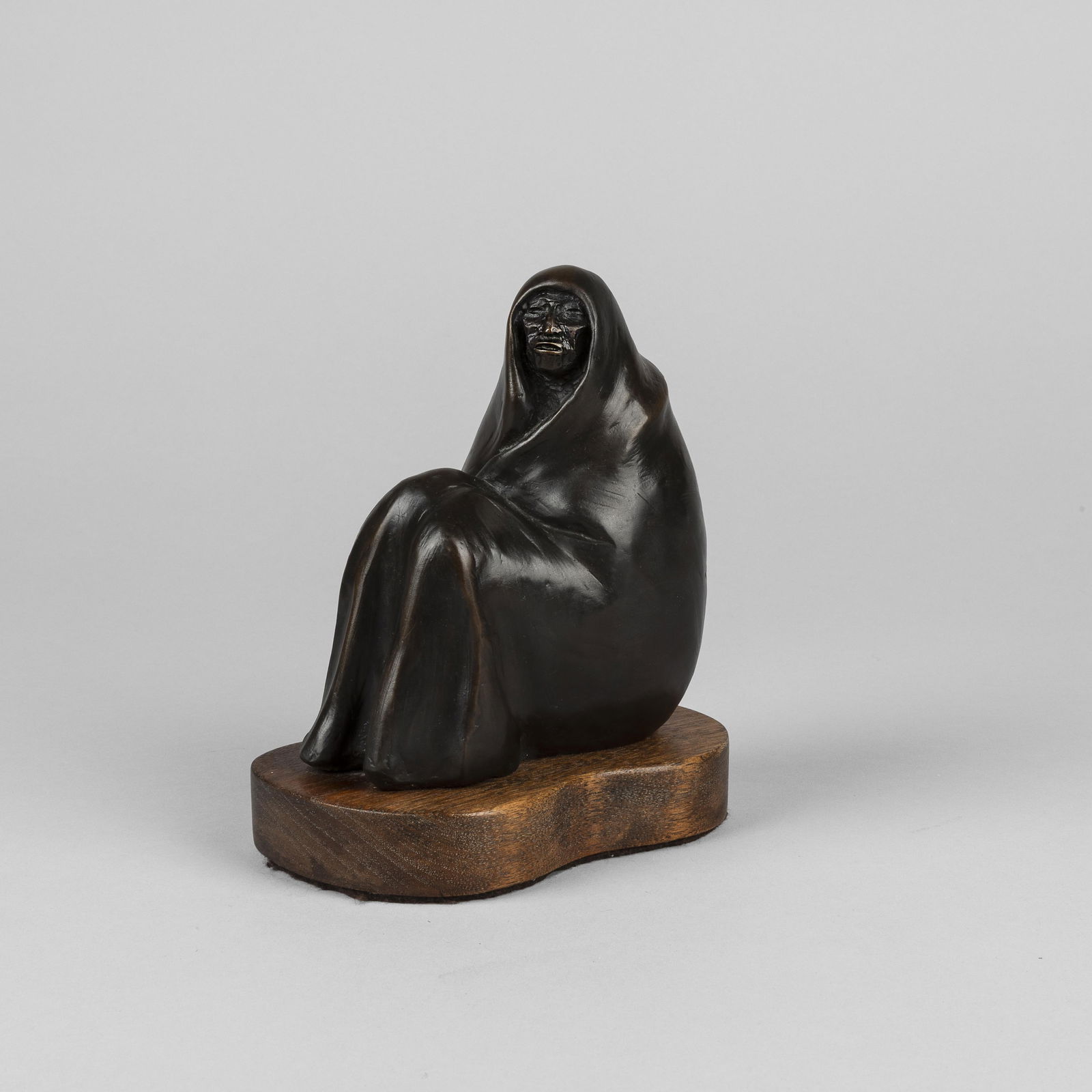 Allan Capron Houser (Haouzous), Untitled (Figure Wrapped in Blanket), 1990 (1 of 5)