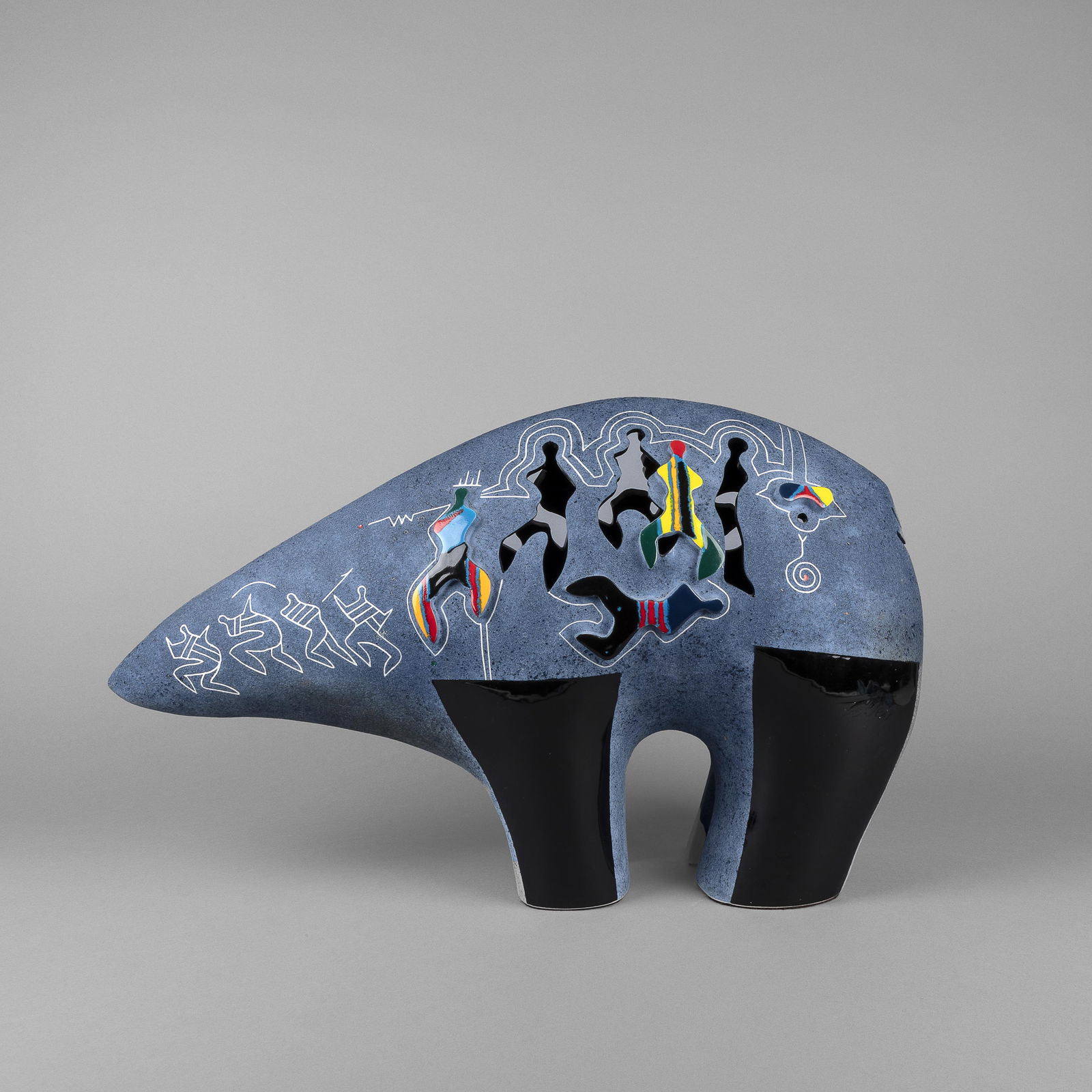 Rebecca Tobey, Polychrome Bear (1 of 5)