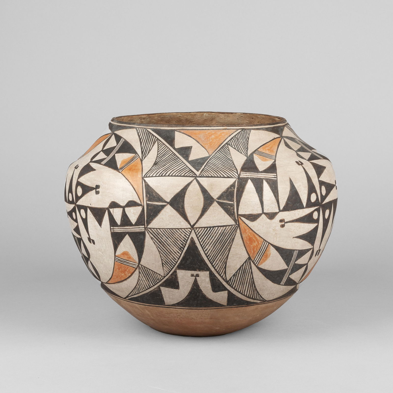 Acoma, Polychrome Jar, ca. 1945 (1 of 3)