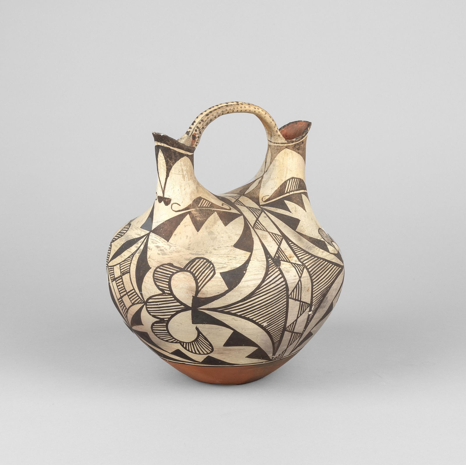 Acoma, Polychrome Wedding Vase, ca. 1930 (1 of 3)