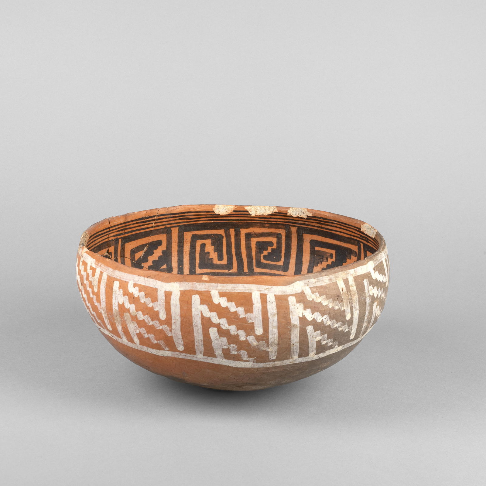 Ancestral Pueblo, Pinedale Polychrome Bowl, ca. 1150 (1 of 3)