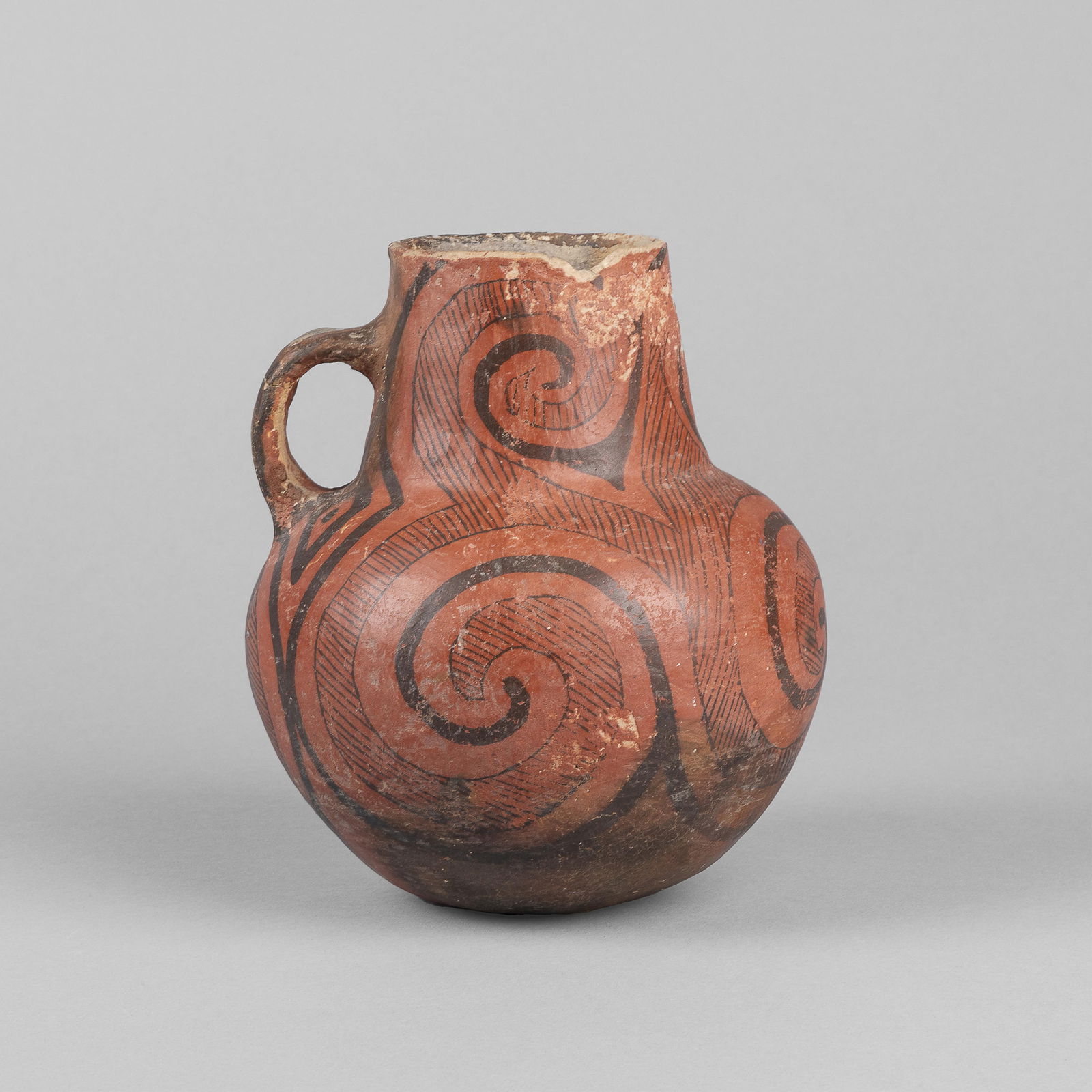 Ancestral Pueblo, Black on Red Tularosa Pitcher, ca. 1250 (1 of 3)