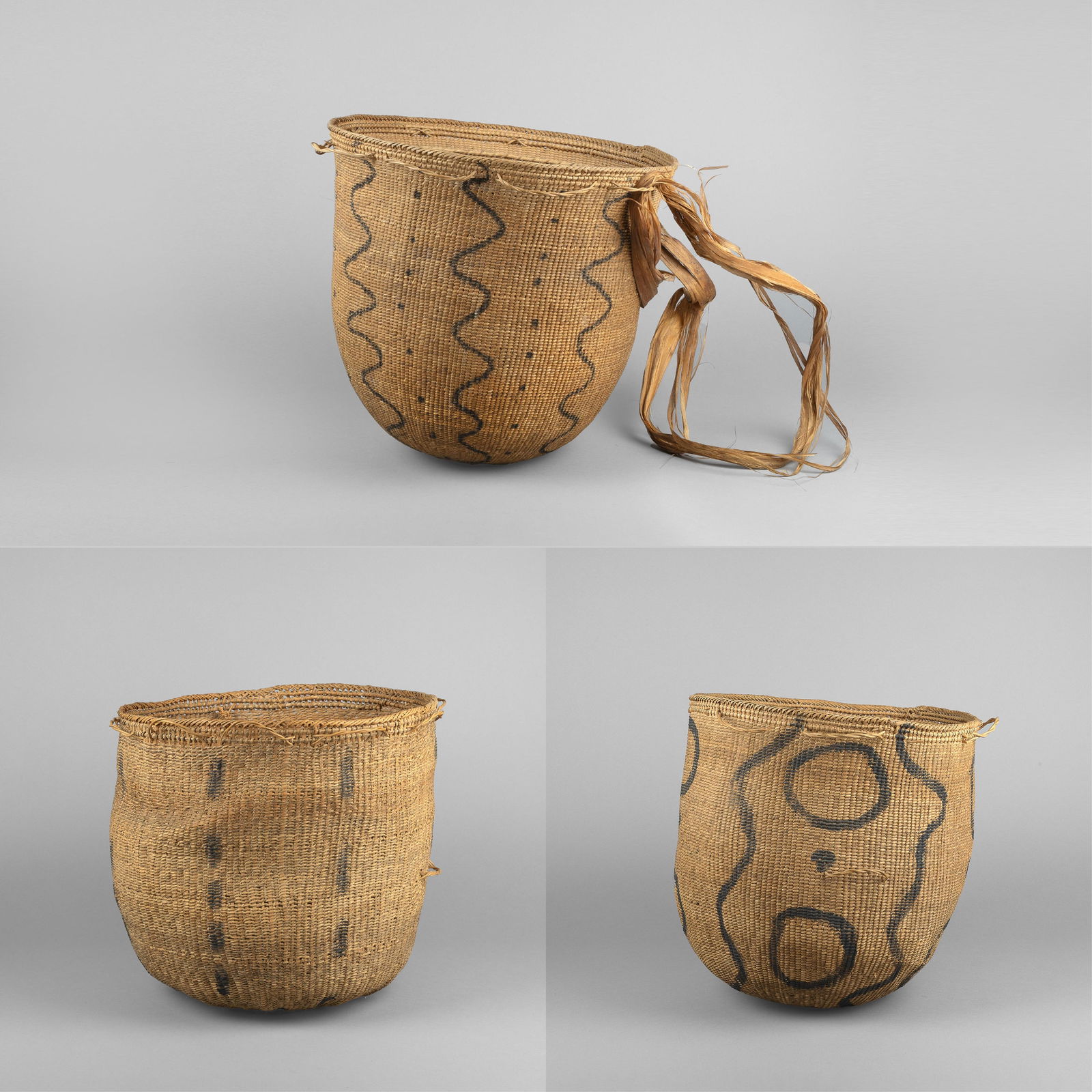 Amazon, Group of Three Baskets, ca. 1935 (1 of 12)