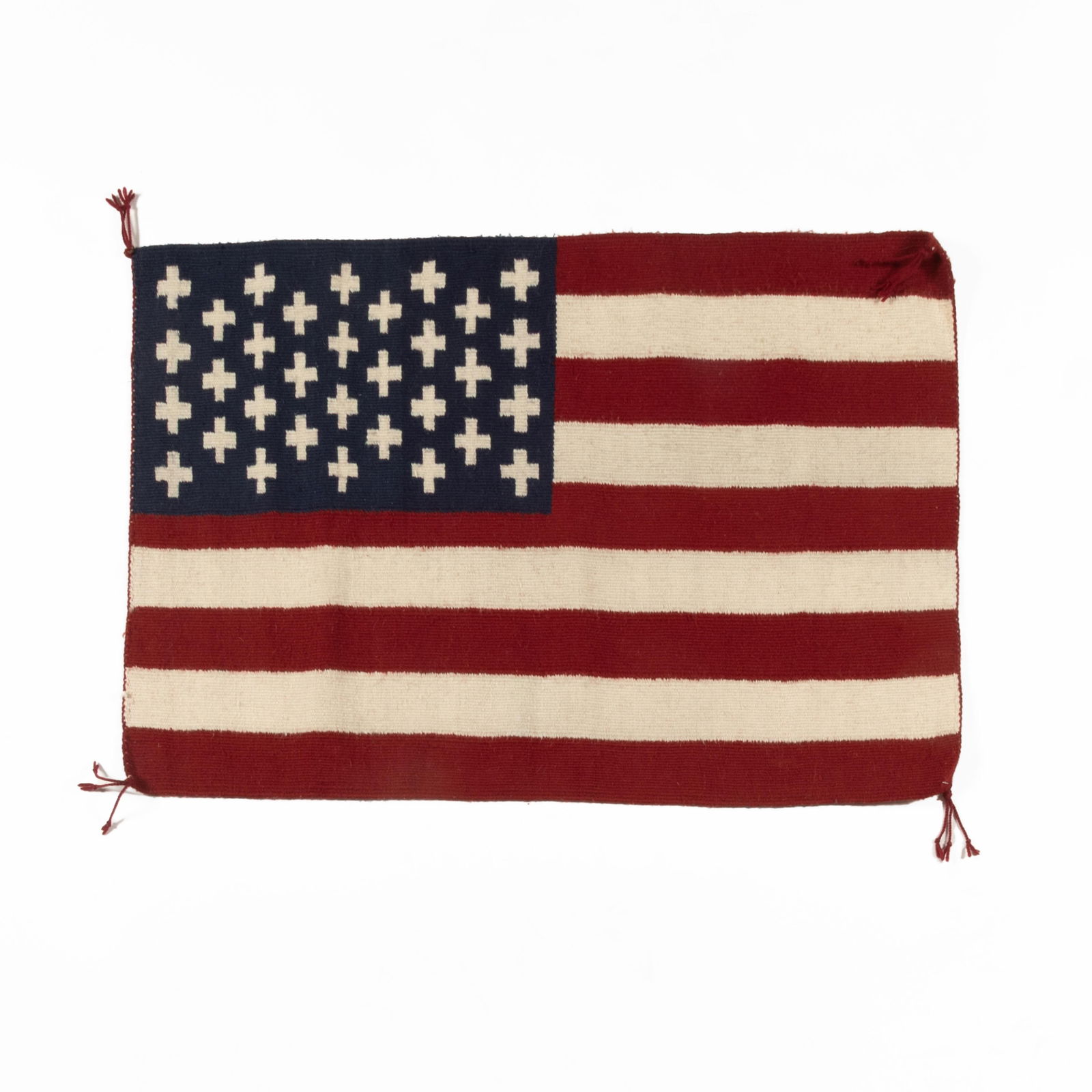 Diné (Navajo), American Flag Rug, ca. 1975 (1 of 3)