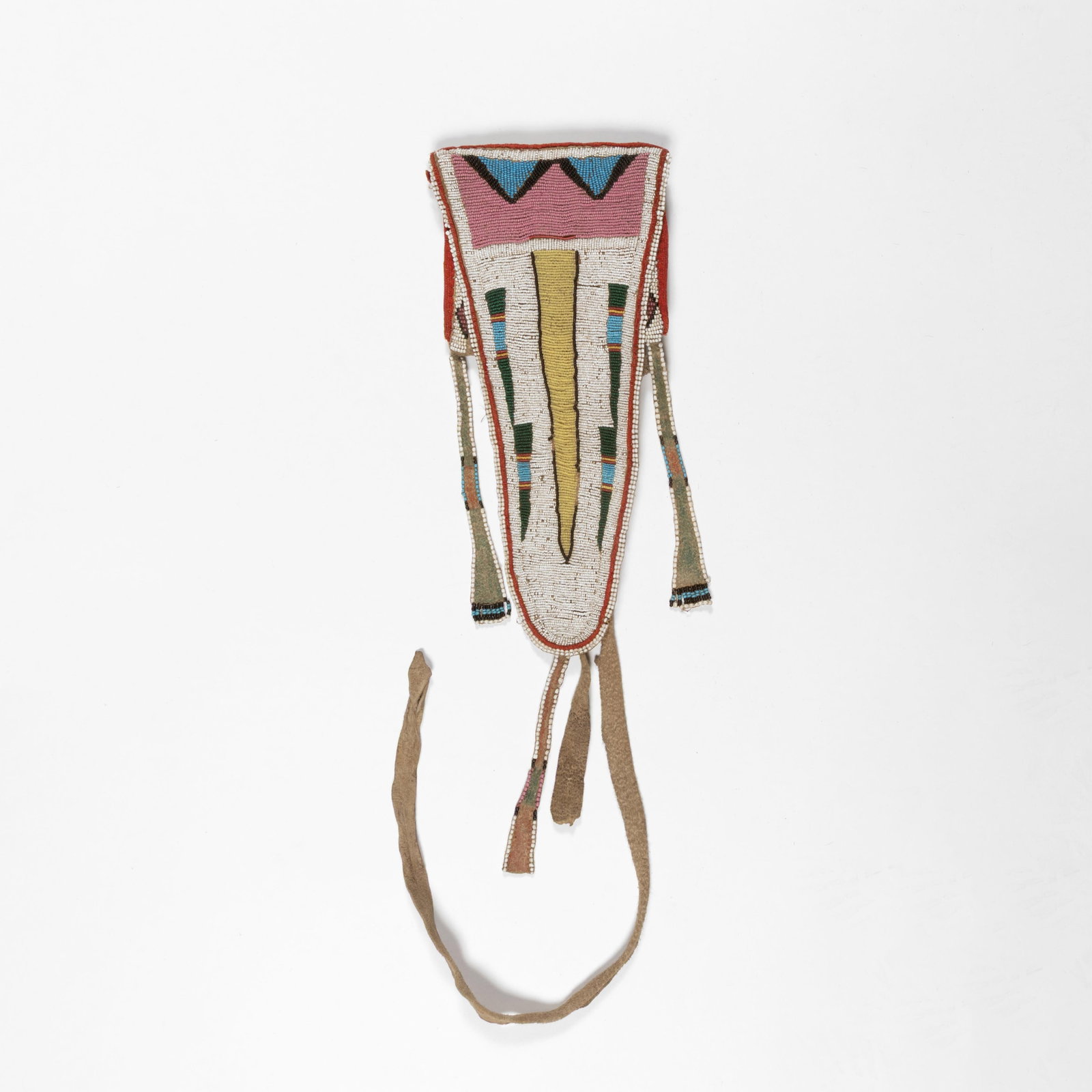Apsáalooke (Crow), Beaded Belt Pouch, ca. 1885 (1 of 2)
