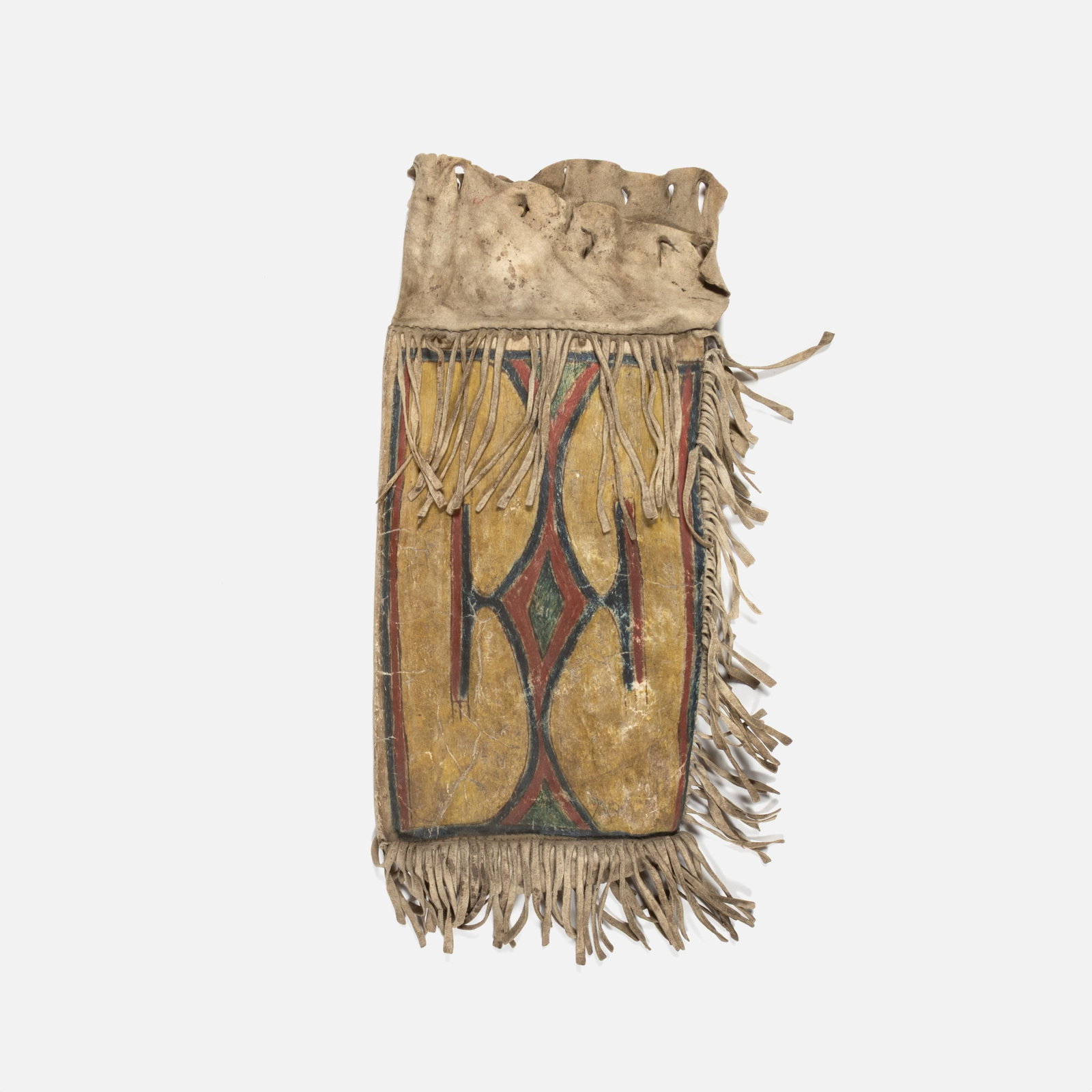 Sioux, Elliptical Parfleche Case, ca. 1875 (1 of 3)