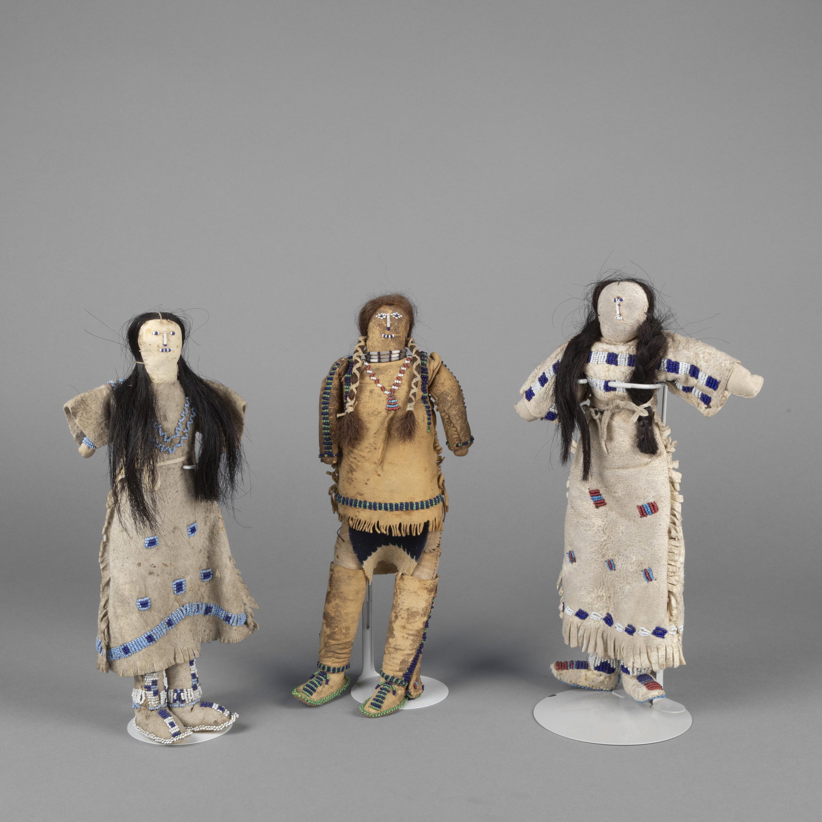 Sioux, Group of Three Dolls, ca. 1925 (1 of 3)