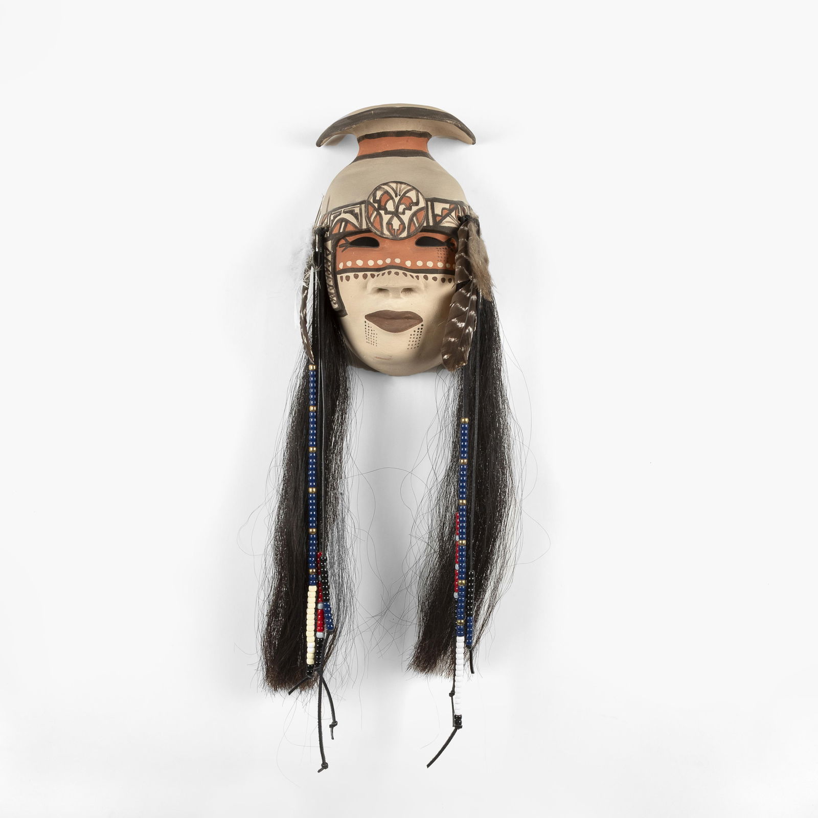 Kathleen Wall, Polychrome Mask (1 of 3)