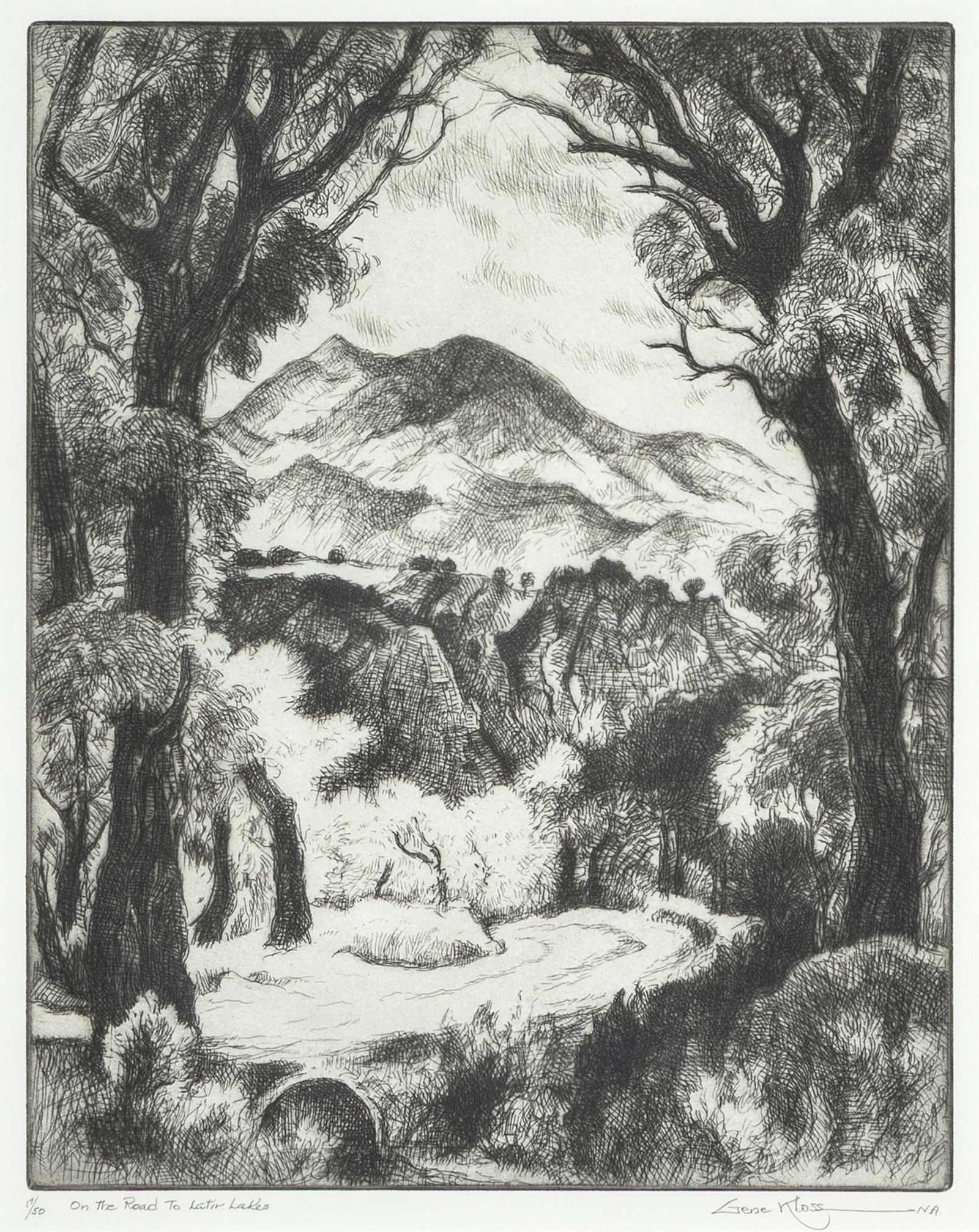 Gene Kloss, On the Road to Latir Lakes, 1979 (1 of 2)