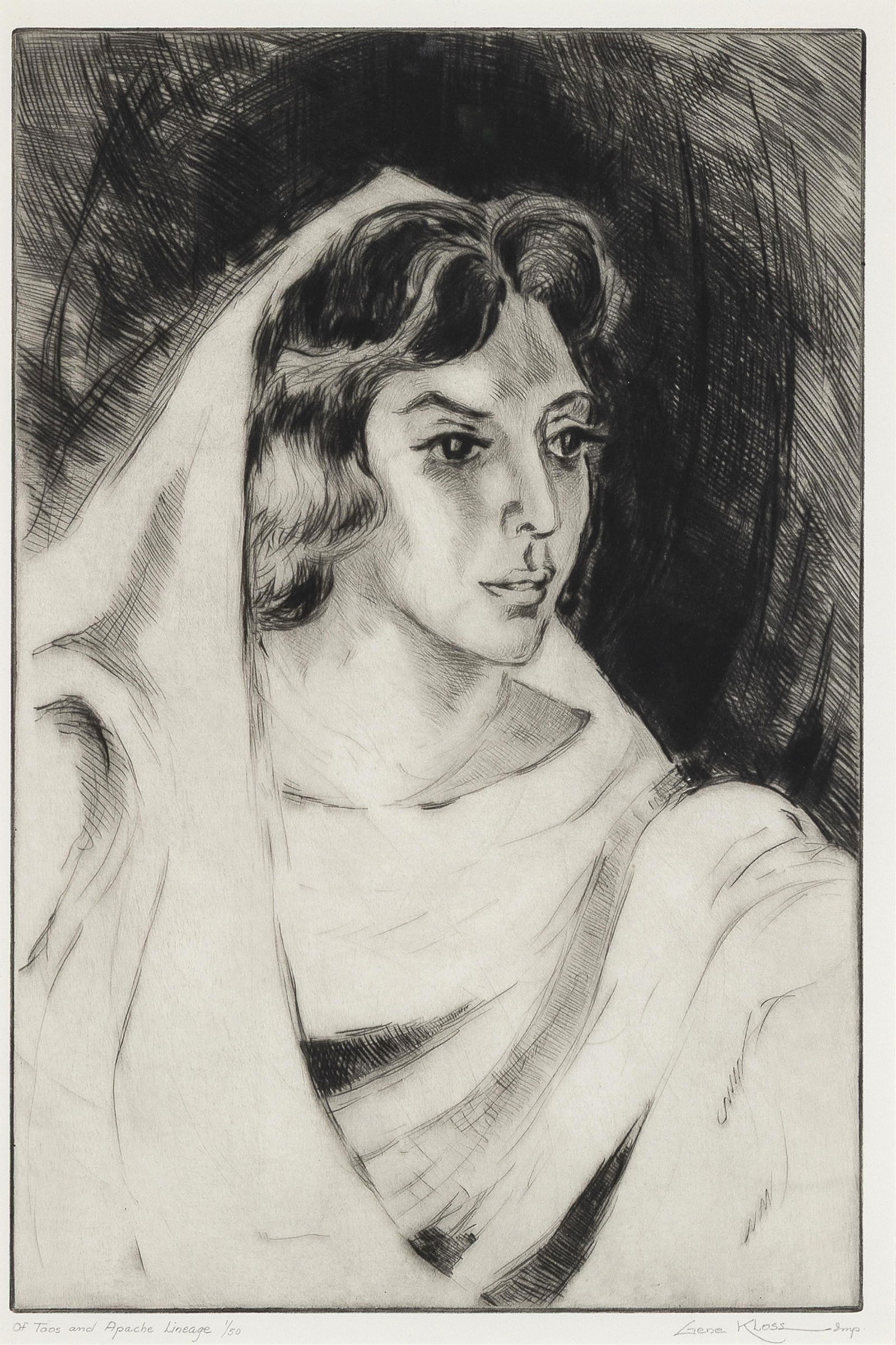 Gene Kloss, Of Taos and Apache Lineage, 1965 (1 of 2)