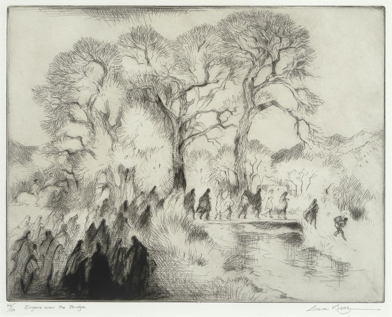 Gene Kloss, Singers Over the Bridge, 1961 (1 of 3)