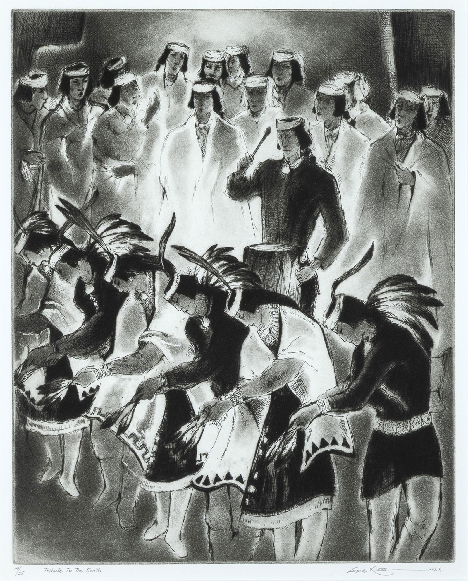 Gene Kloss, Tribute to the Earth, 1972 (1 of 2)