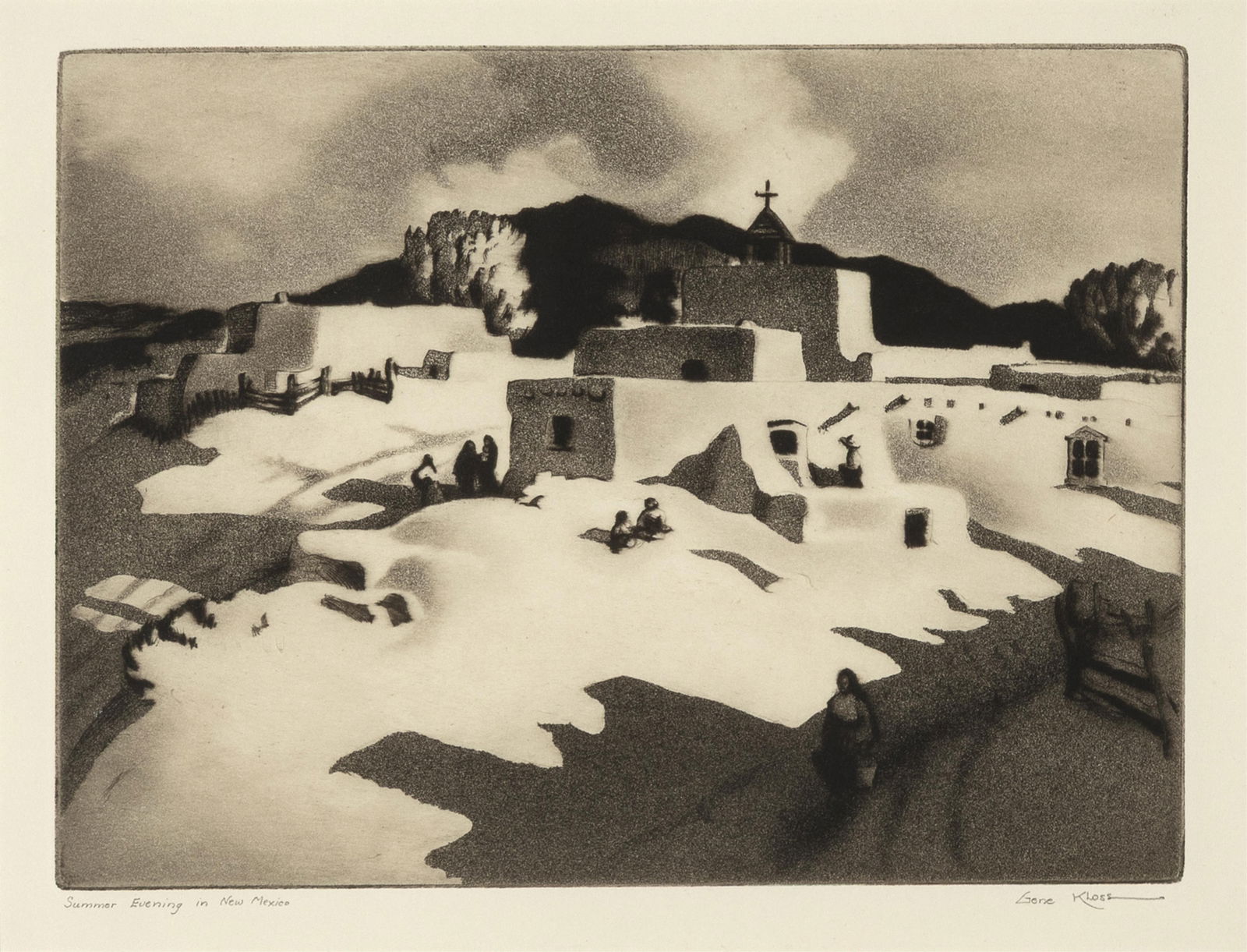 Gene Kloss, Summer Evening in New Mexico, 1941 (1 of 2)