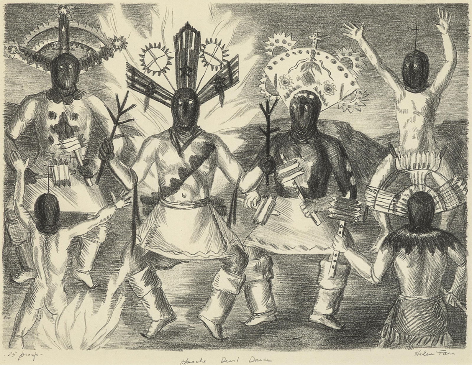 Helen Farr Sloan, Apache Devil Dance