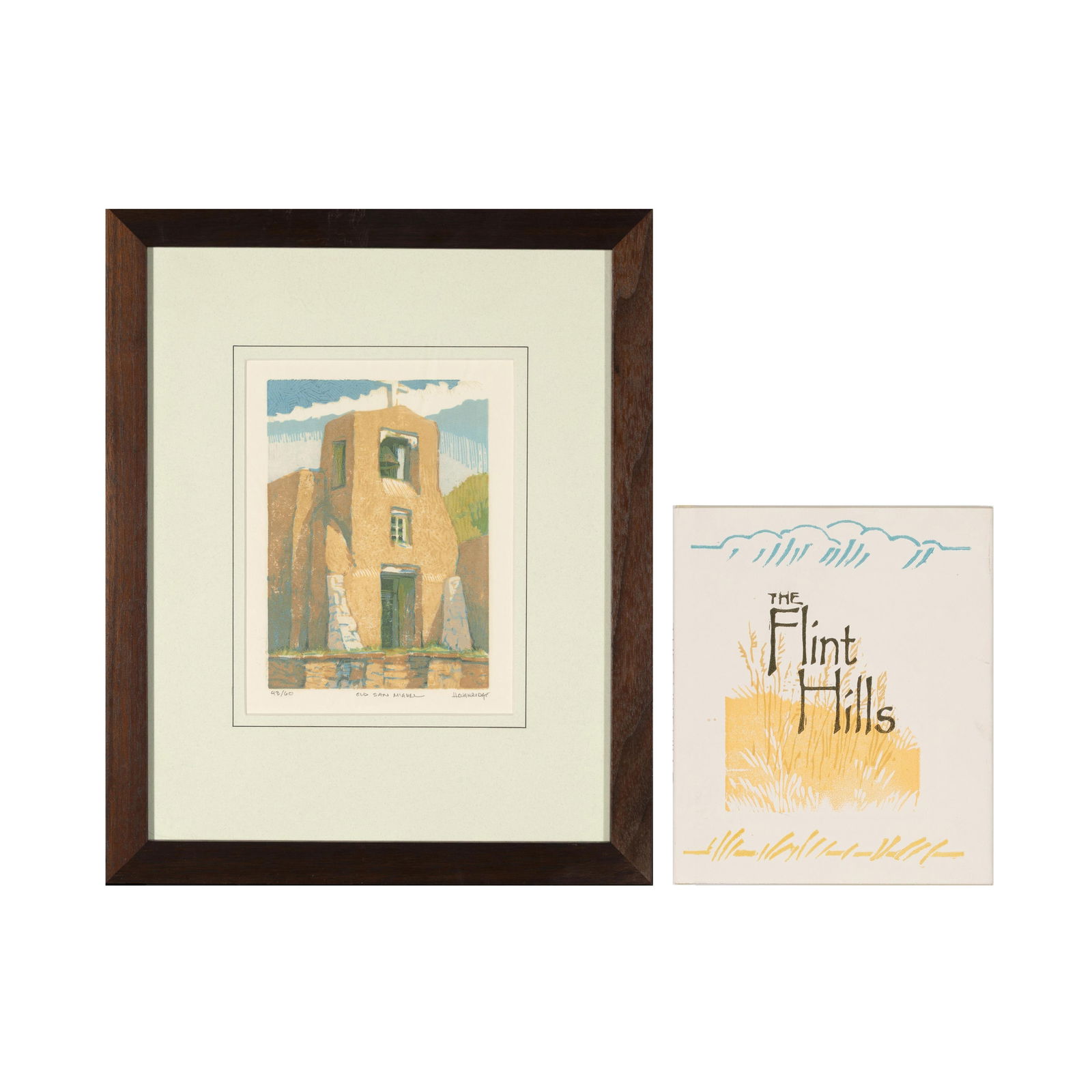 Leon Loughridge, Old San Miguel + The Flint Hills (Book), 2008 (1 of 12)