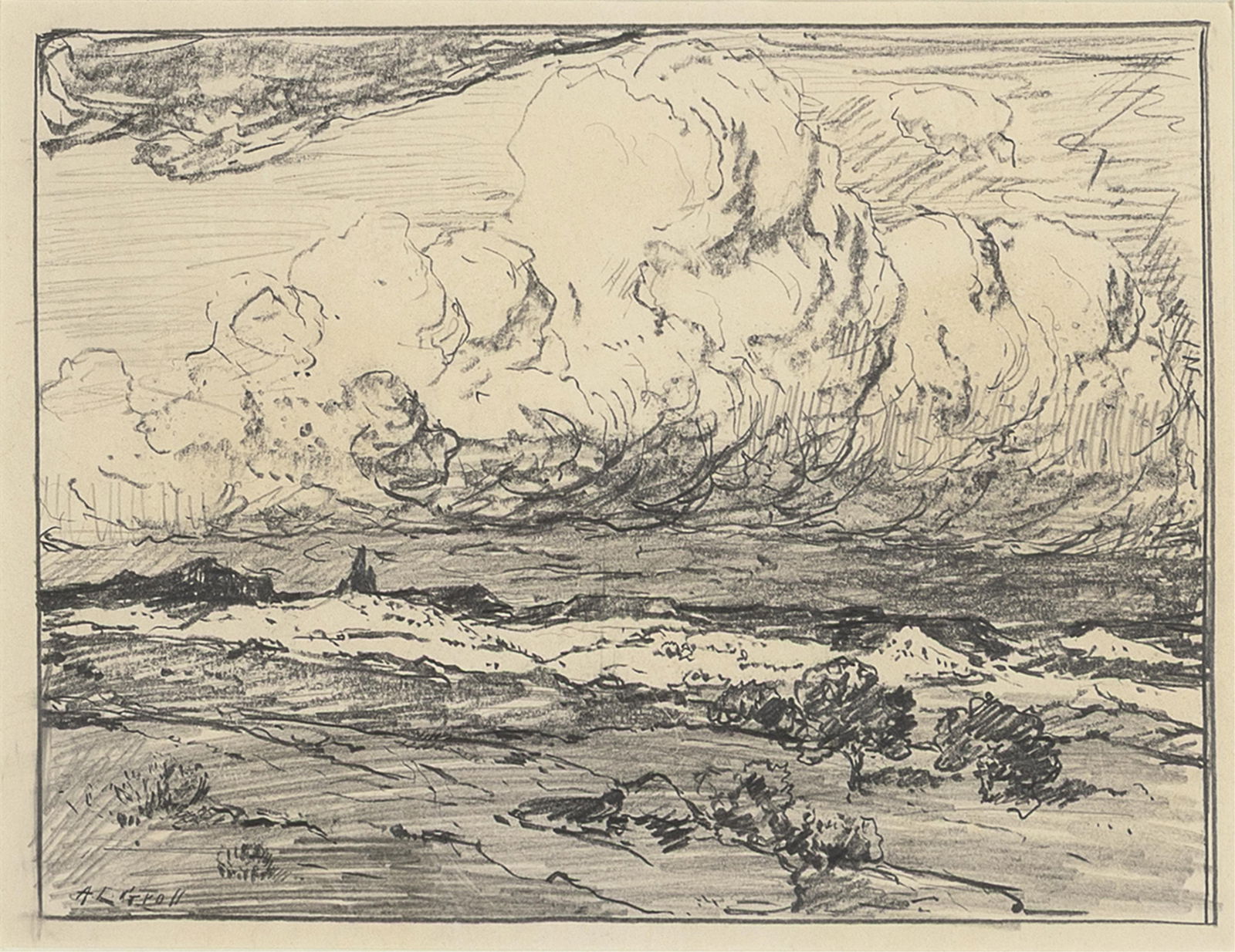 Albert Lorey Groll, Untitled (Vista, New Mexico), ca. 1915 (1 of 2)