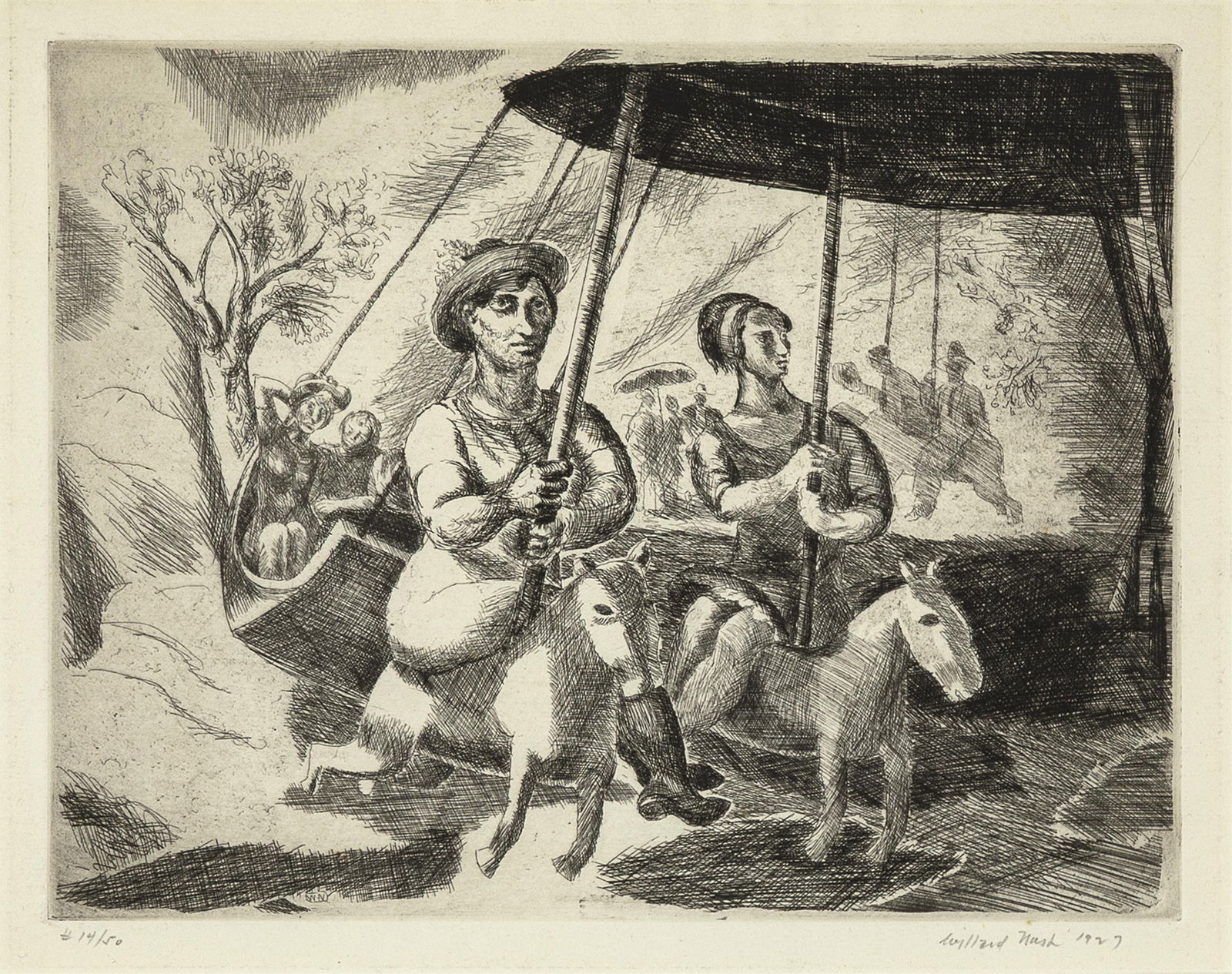 Willard Ayer Nash, Carousel, 1927 (1 of 2)