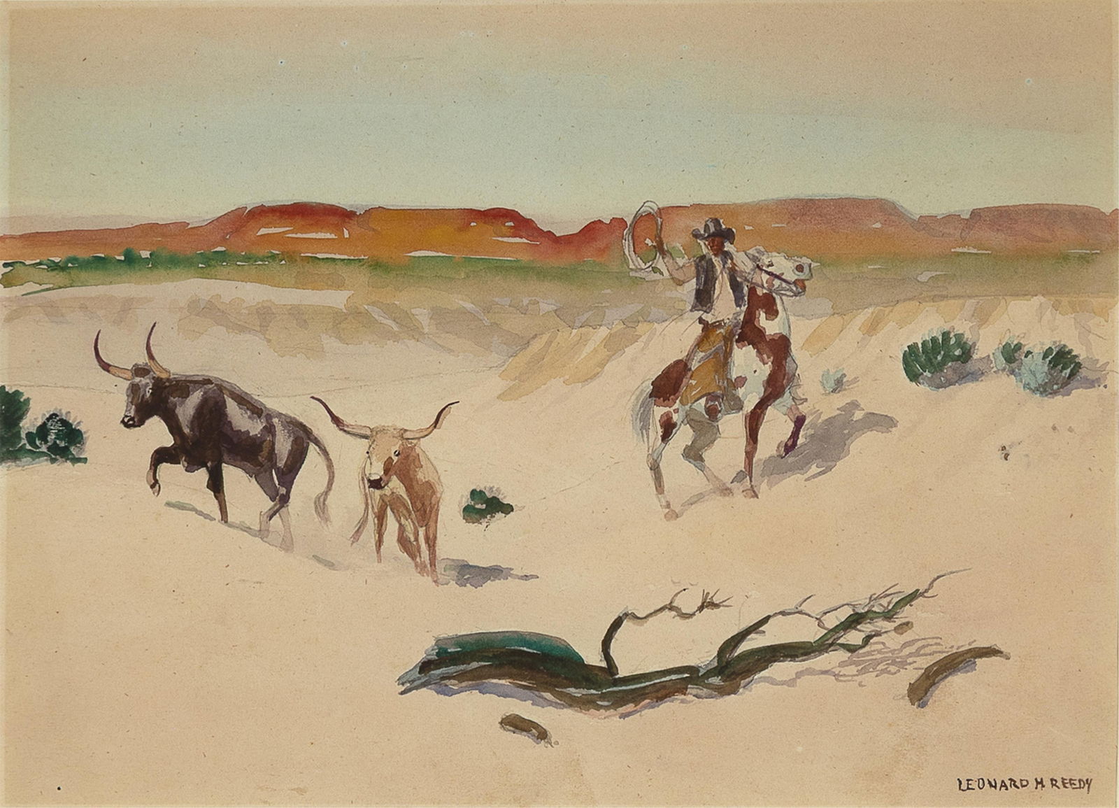 Leonard Howard Reedy, Roundin' Strays (1 of 3)