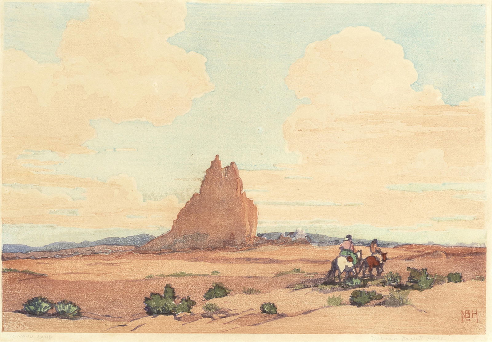 Norma Bassett Hall, Navajo Land (1 of 2)