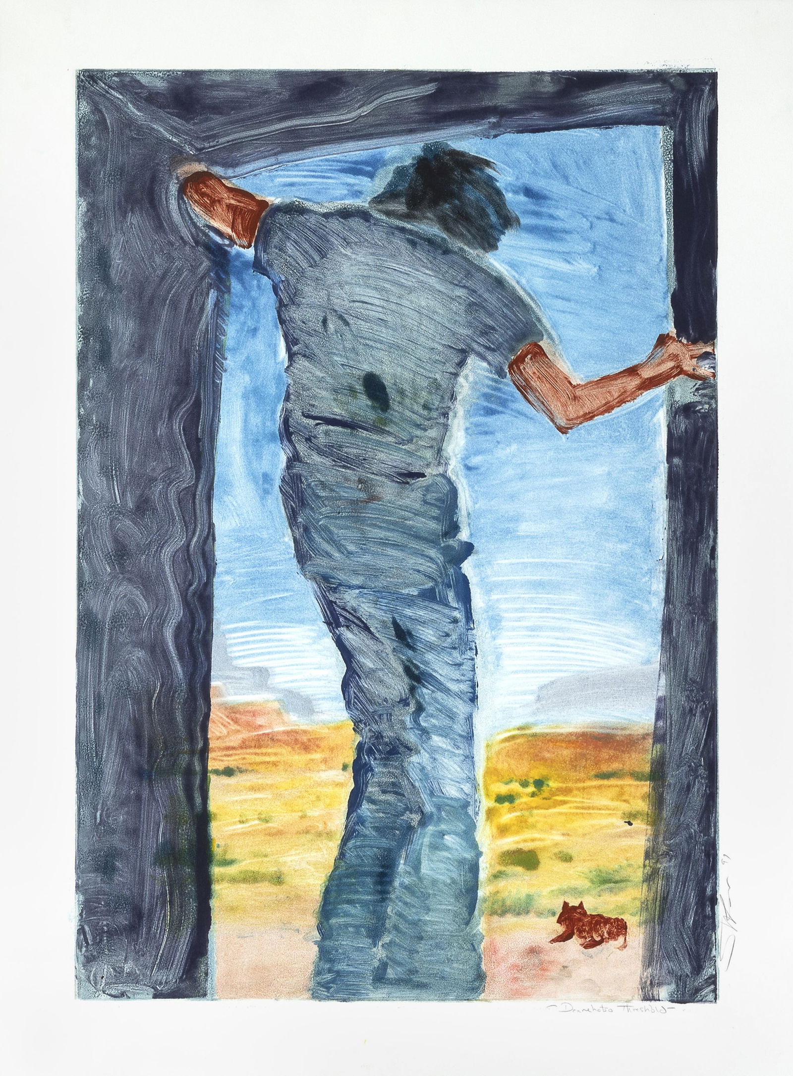 Shonto Begay, Dennehotso Threshold, 1991 (1 of 2)