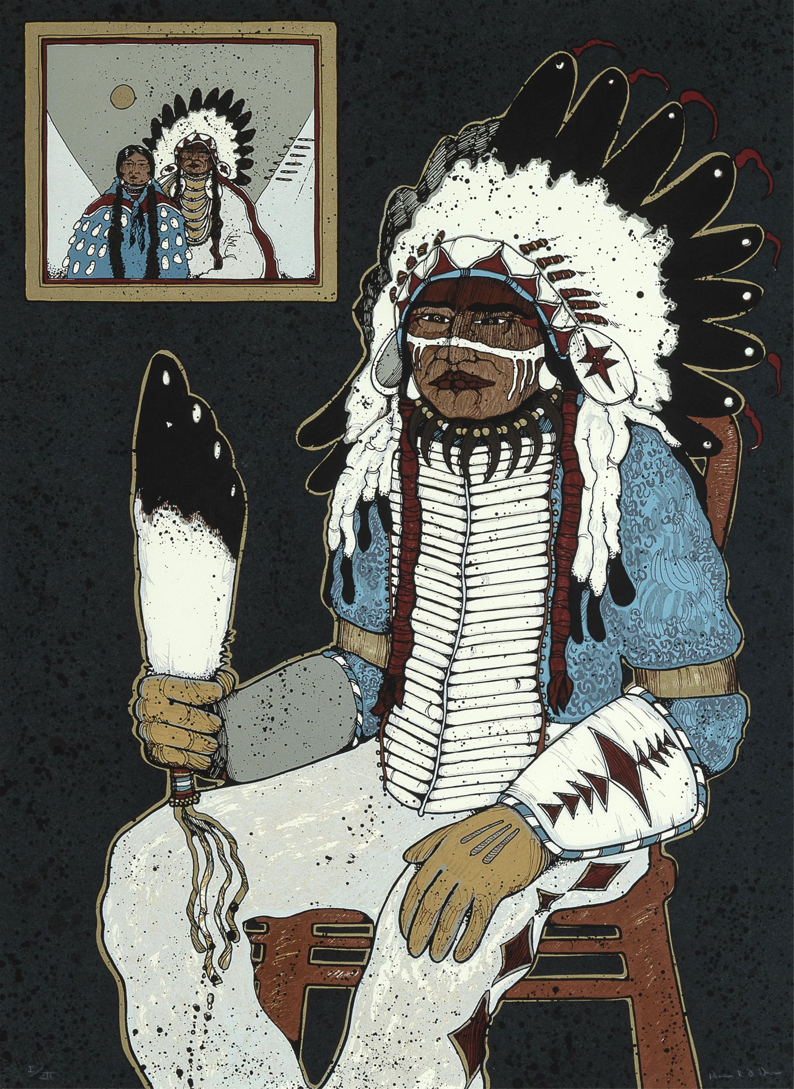 Kevin Red Star, Indian Chief (1 of 2)