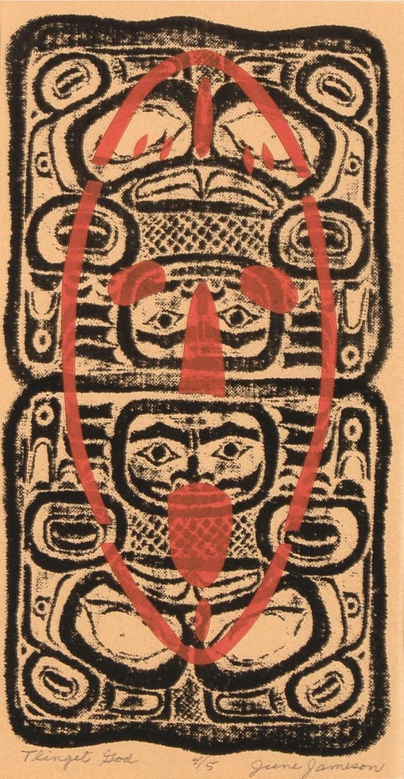 June Jamison, Tlinglit God (1 of 2)