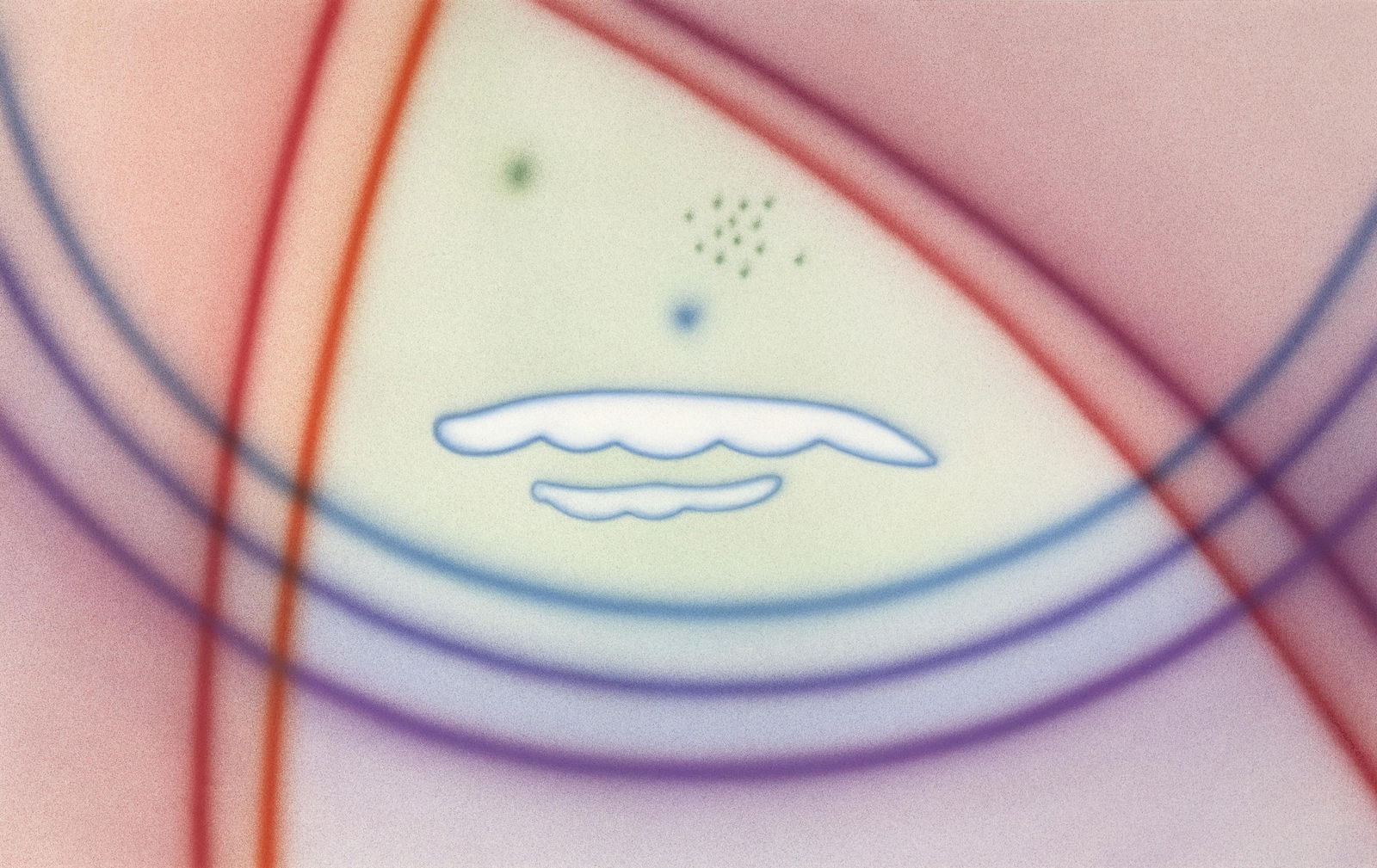 Raymond Jonson, Watercolor No. 30, 1945: Raymond Jonson1891 - 1982Watercolor No. 30, 1945watercolor on boardinscribed verso: WATERCOLOR NO.-30-1945 / RAYMOND JONSON / PALETTE / ULTRAMARINE VIOLET / [ ] / COLBALT BLUE / CADMIUM YELLOW PALE /