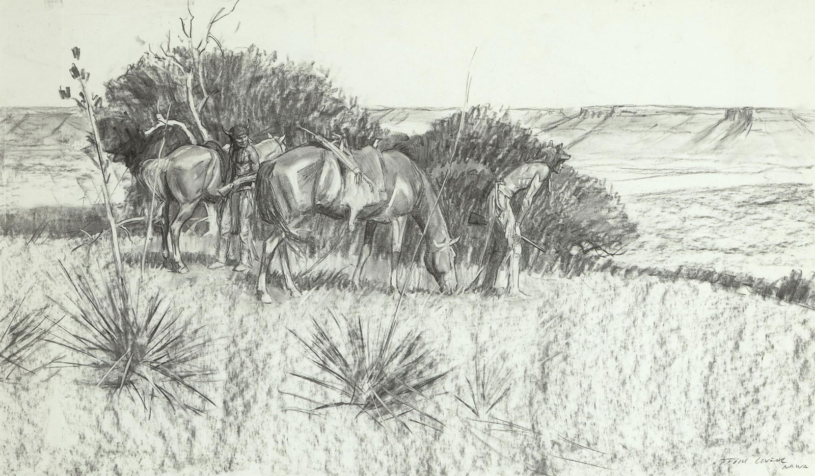 Tom Lovell, The Raven Followers (#427) (1 of 2)