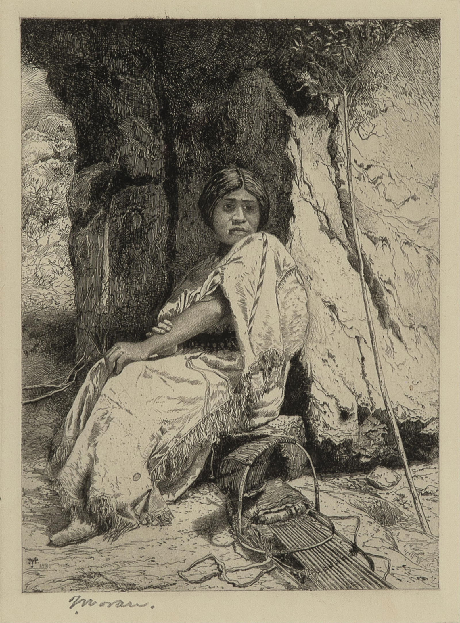 Thomas Moran, The Empty Cradle, 1880 (1 of 3)