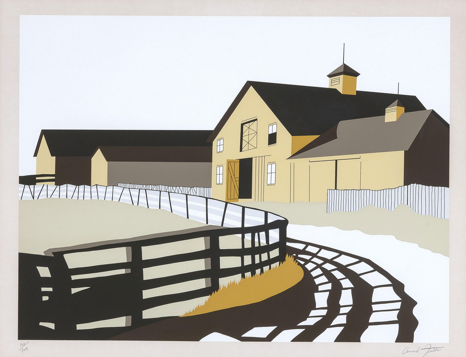 Armond Fields, Untitled (Barns)