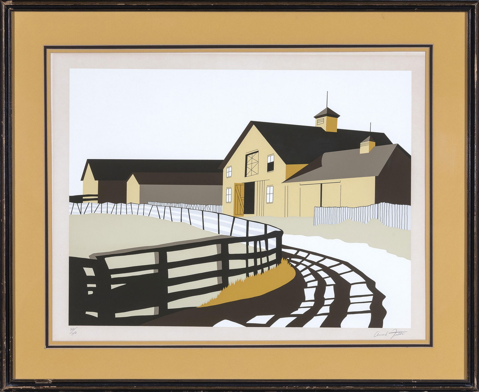 Armond Fields, Untitled (Barns) - 2