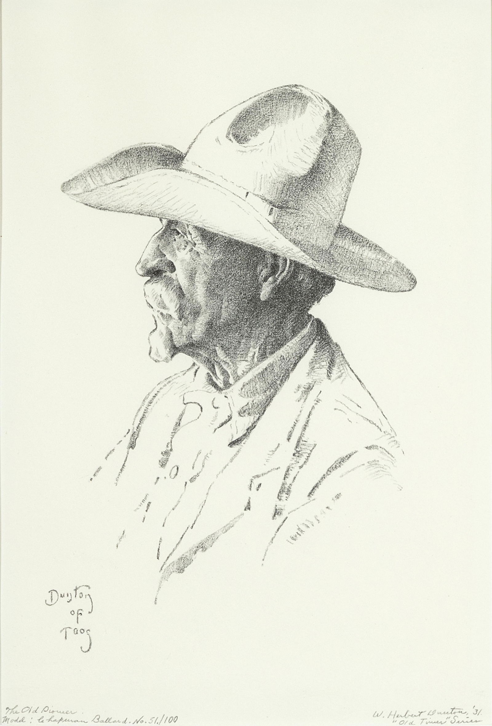 William Herbert Dunton, The Old Pioneer, 1931 (1 of 2)