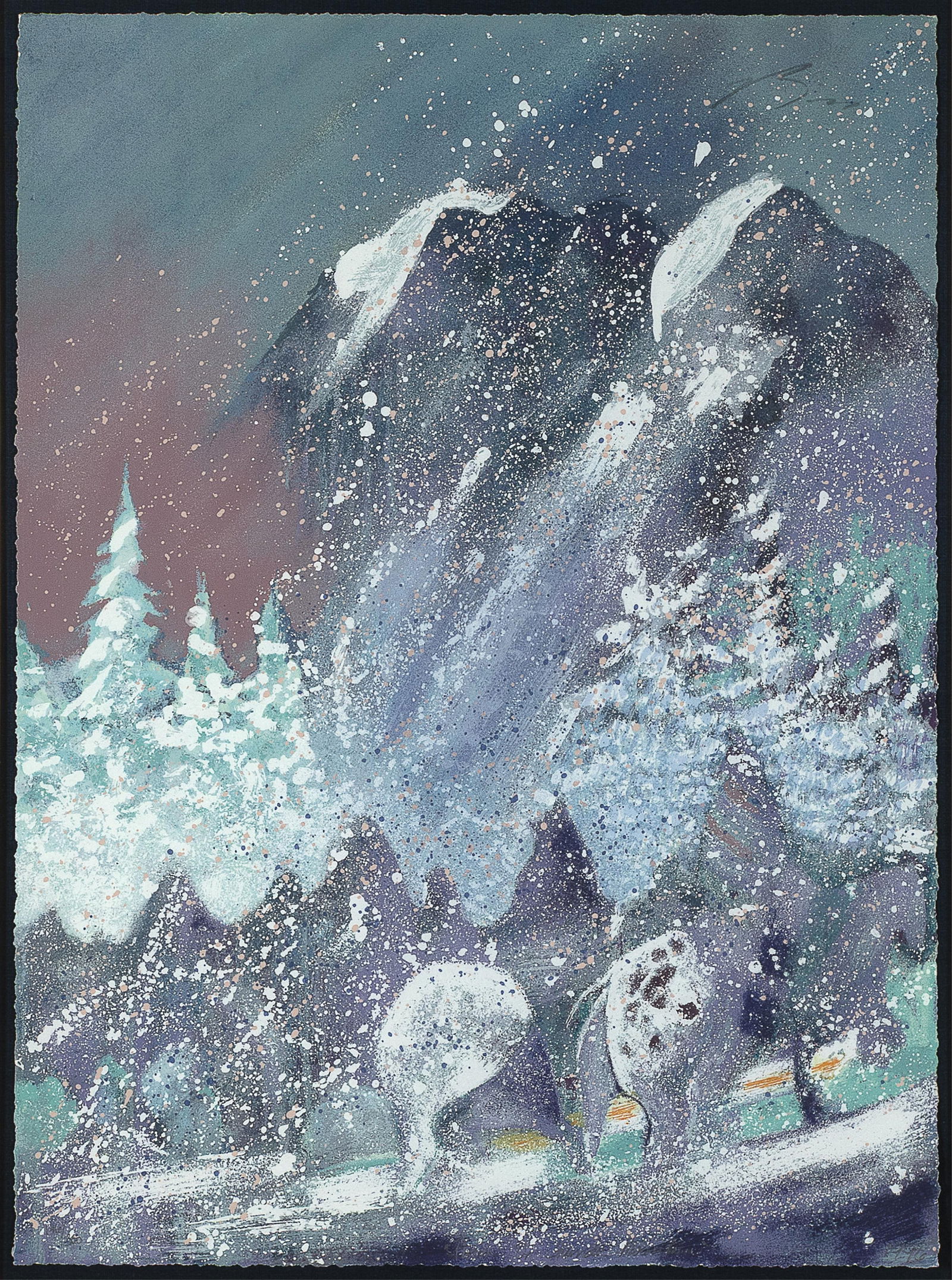 Earl Biss, Storm on Thunder Mountain, 1996 (1 of 2)